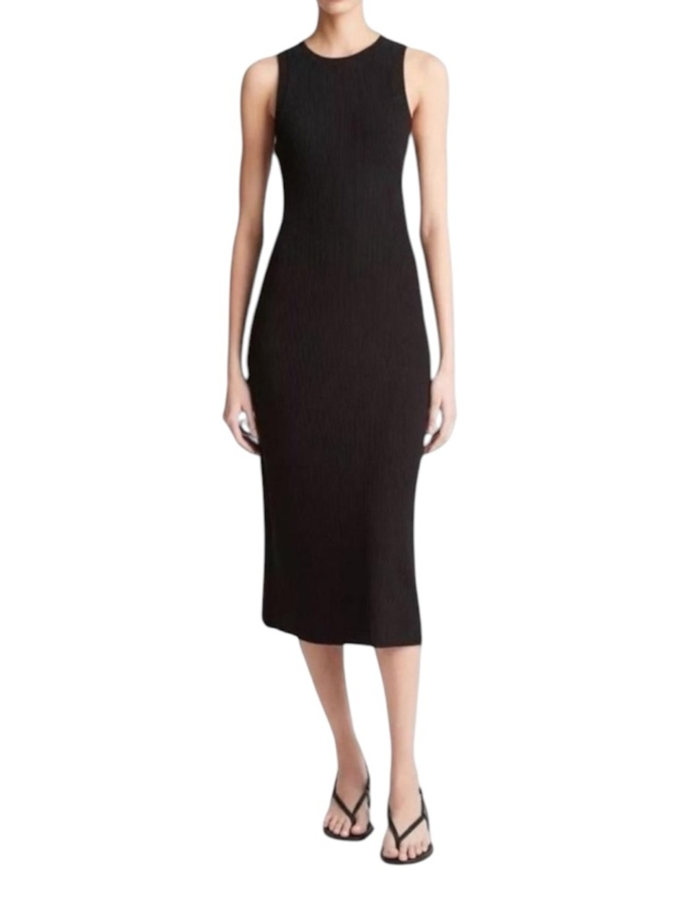 Banana Republic rib knit column midi sz L